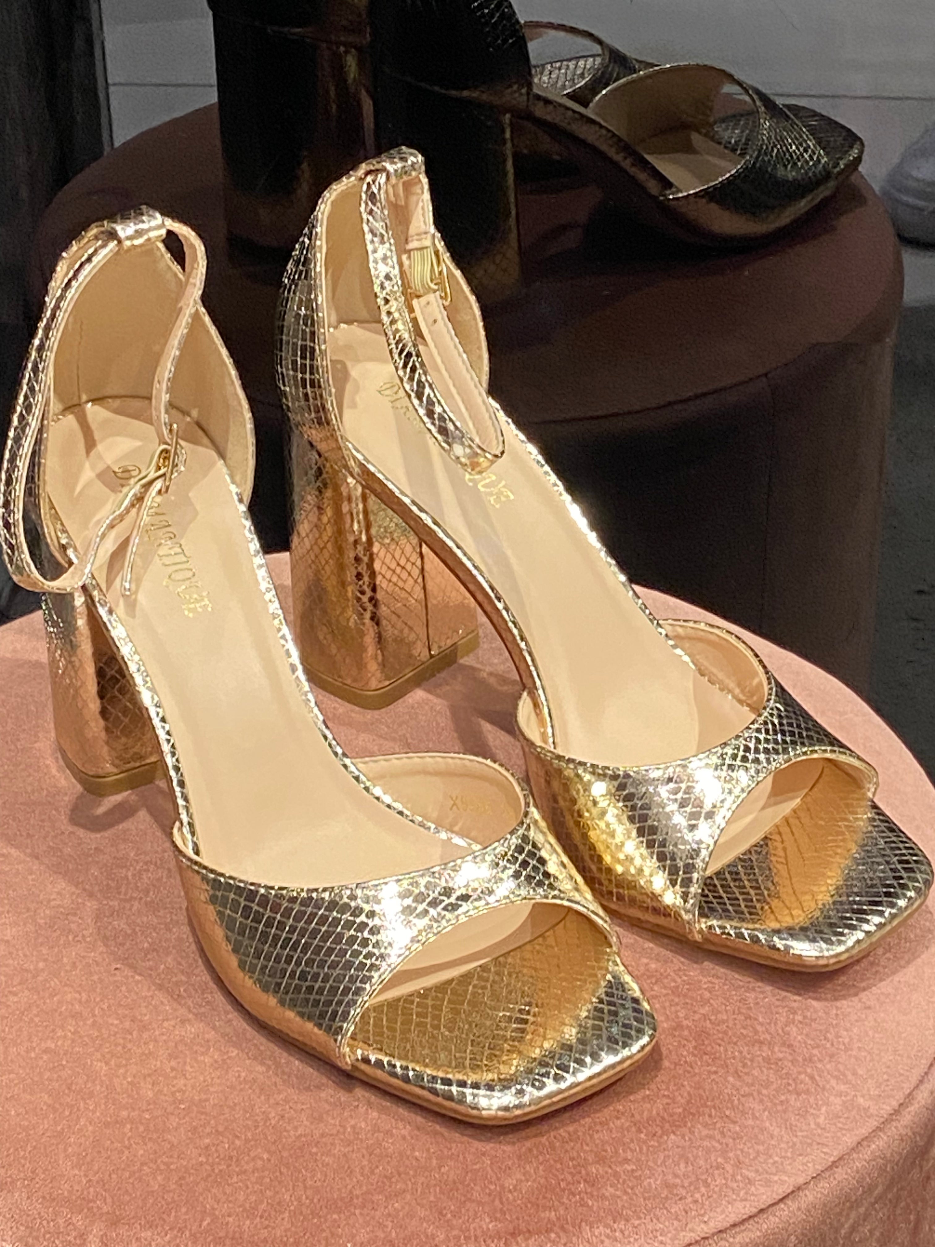 Shimmer 2024 block heels