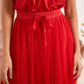 Carrie Tulle Skirt Red