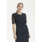 Kaffe Edda Bolero 1/2 Sleeve-Midnight Marine-Fi&Co Boutique