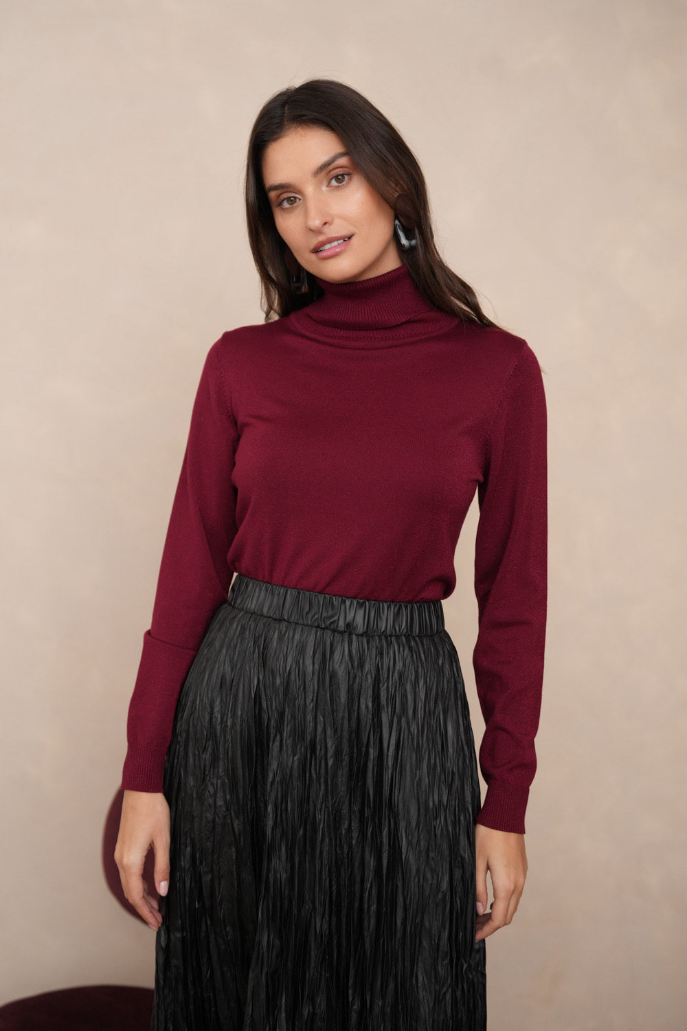 Laurel Faux Leather Skirt