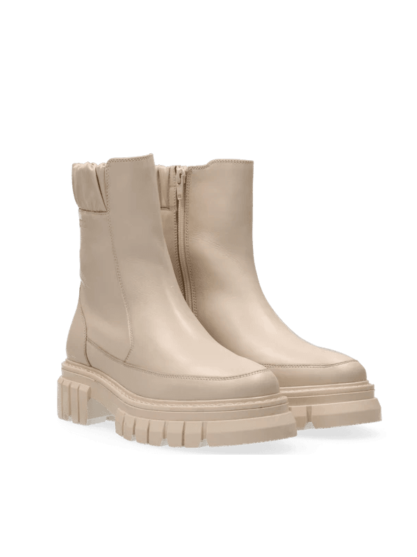 Maruti Milo Off White Leather Boots