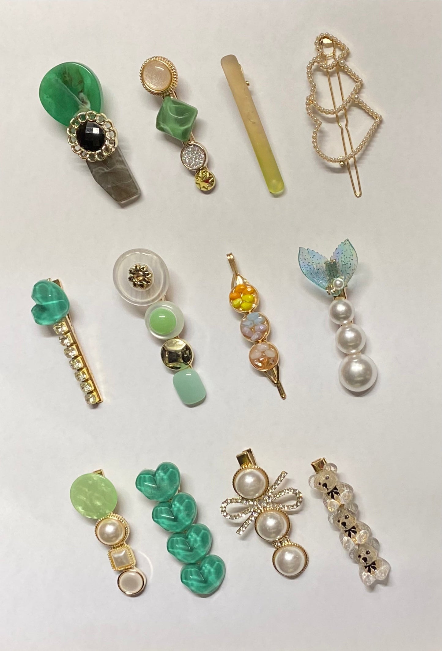 Selection of Hair Clips - Green-Fi&Co Boutique