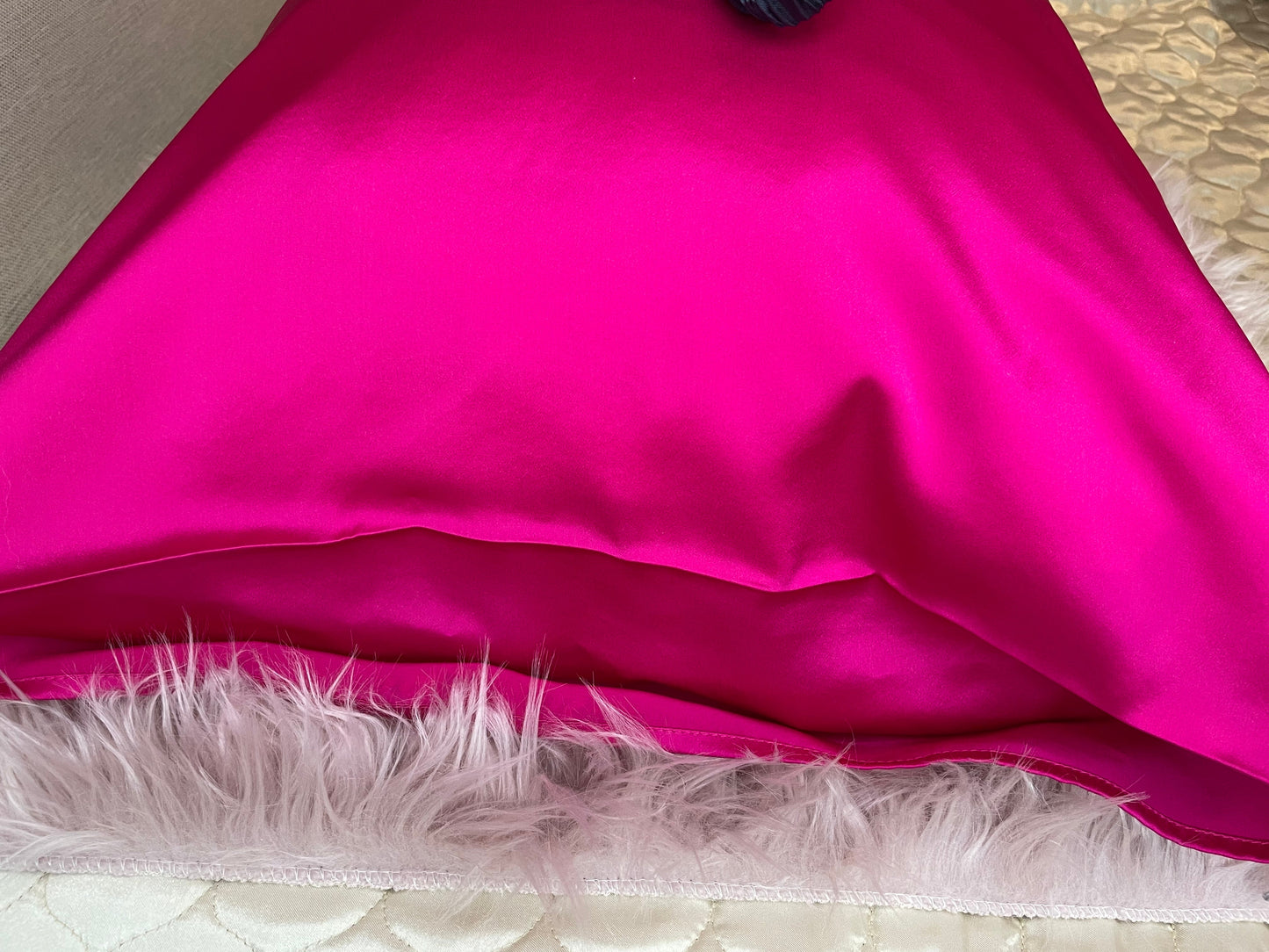 Silk Pillow Case Fuchsia 22MM