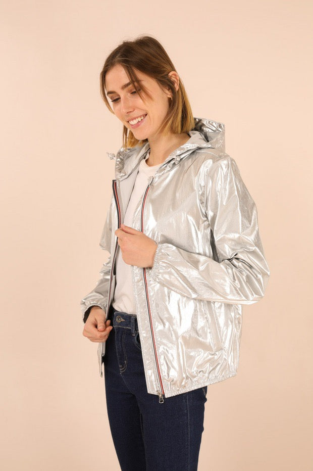 Metallic 2025 waterproof jacket