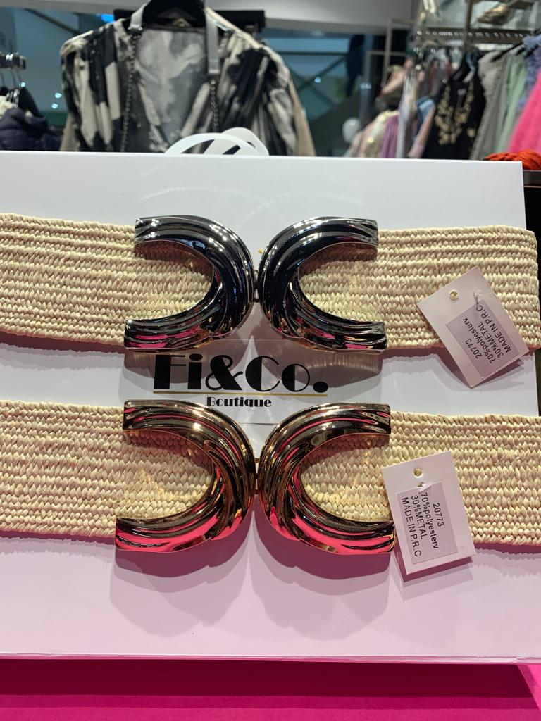 Wicker Knots Belt-Fi&Co Boutique